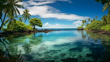 picture blue ocean Hawaii photo