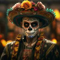 day of dead high quality 4k ultra hd hdr photo