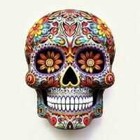 day of dead with white background high quality ultra photo