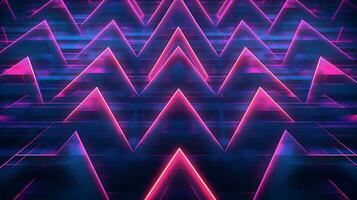 different shapes pattern in the style of vapor wave photo