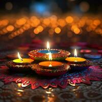 diwali background high quality 4k ultra hd hdr photo