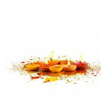 diwali background with white background high photo