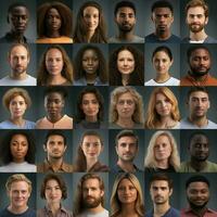 diversity of people high quality 4k ultra hd hdr photo
