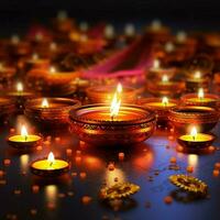 diwali background high quality 4k ultra hd hdr photo