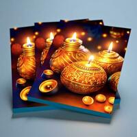 diwali cards high quality 4k ultra hd hdr photo