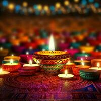 diwali celebration high quality 4k ultra hd hdr photo