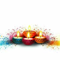 diwali post with white background high quality ultra photo