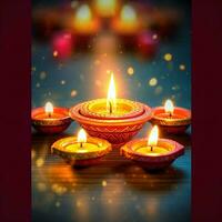 diwali poster high quality 4k ultra hd hdr photo