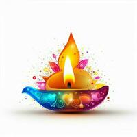 diwali poster with white background high quality photo