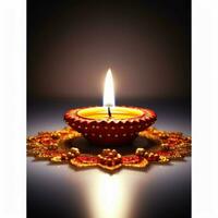 diwali poster with white background high quality photo