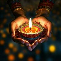 diwali poster high quality 4k ultra hd hdr photo