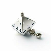 dreidel with white background high quality ultra hd photo