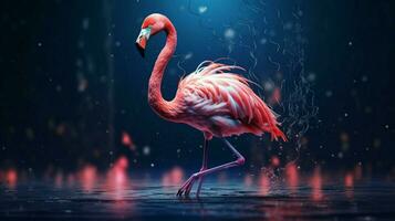 epic hyperrealistic photo of an flamingo hd wallpaper