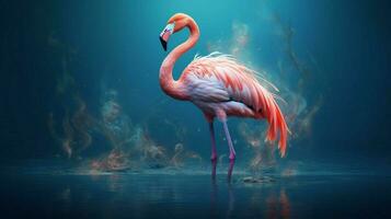 epic hyperrealistic photo of an flamingo hd wallpaper