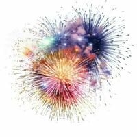 fireworks with white background high quality ultra photo