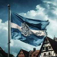 flag of Bavaria high quality 4k ultra photo