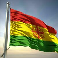 flag of Benin Dahomey high quality 4k photo