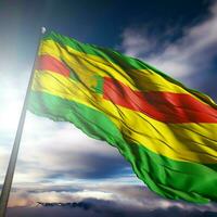 bandera de bolivia alto calidad 4k ultra foto