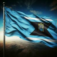 bandera de Botswana alto calidad 4k ultra foto