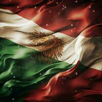 bandera de Bulgaria alto calidad 4k ultra foto