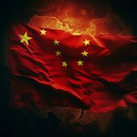 flag of China high quality 4k ultra hd photo