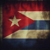 bandera de Cuba alto calidad 4k ultra hd foto