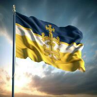 flag of Duchy of Parma high quality 4k photo