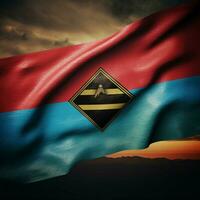 bandera de eswatini alto calidad 4k ultra foto