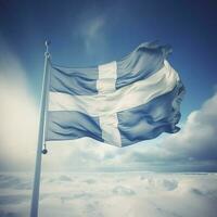 flag of Finland high quality 4k ultra photo