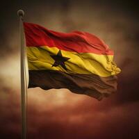flag of Ghana high quality 4k ultra hd photo