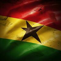 flag of Ghana high quality 4k ultra hd photo