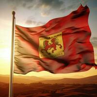 bandera de grandioso ducado de toscana el hig foto