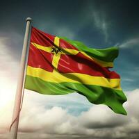 flag of Guyana high quality 4k ultra h photo