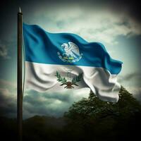 bandera de Guatemala alto calidad 4k ultra foto