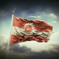 flag of Indonesia high quality 4k ultr photo