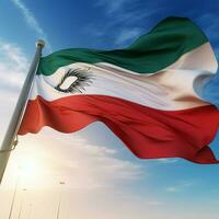 bandera de Kuwait alto calidad 4k ultra h foto