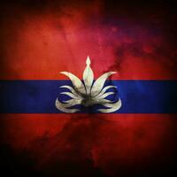bandera de Laos alto calidad 4k ultra hd foto