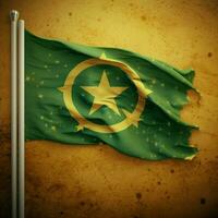 flag of Mauritania high quality 4k ult photo