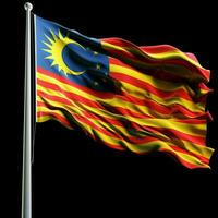 flag of Malaysia high quality 4k ultra photo