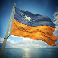 flag of Marshall Islands high quality photo