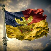 flag of Moldova high quality 4k ultra photo