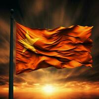 bandera de naranja gratis estado alto calidad foto