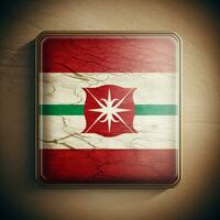 bandera de Omán alto calidad 4k ultra hd foto