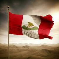 flag of Peru high quality 4k ultra hd photo