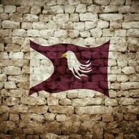 bandera de Katar alto calidad 4k ultra hd foto