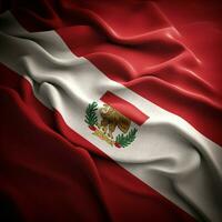 flag of Peru high quality 4k ultra hd photo
