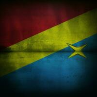 flag of Republic of the Congo high qua photo