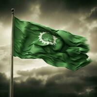 flag of Saudi Arabia high quality 4k u photo