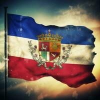bandera de Eslovaquia alto calidad 4k ultra foto
