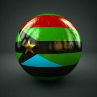 bandera de sur Sudán alto calidad 4k ul foto